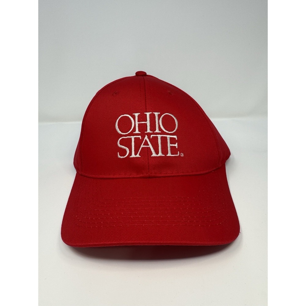 Ohio State University Buckeyes Strapback Hat Cap Unisex NCAA Red